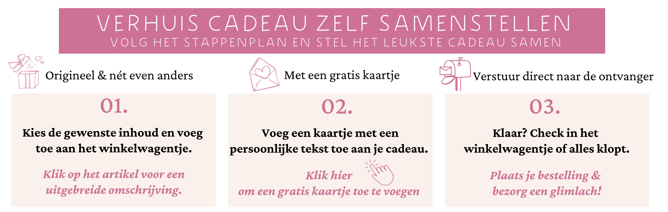 Verhuis cadeau bezorgen