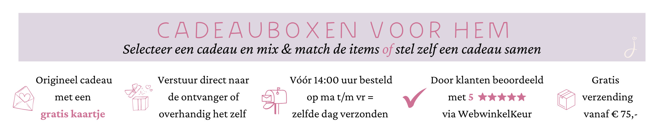 Cadeaubox voor een man