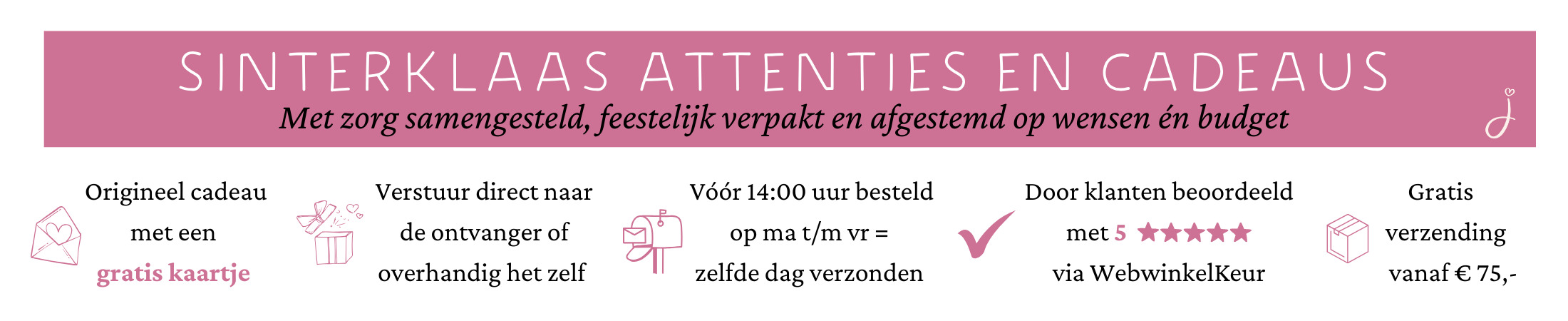 Sinterklaas cadeaus zakelijk bestellen
