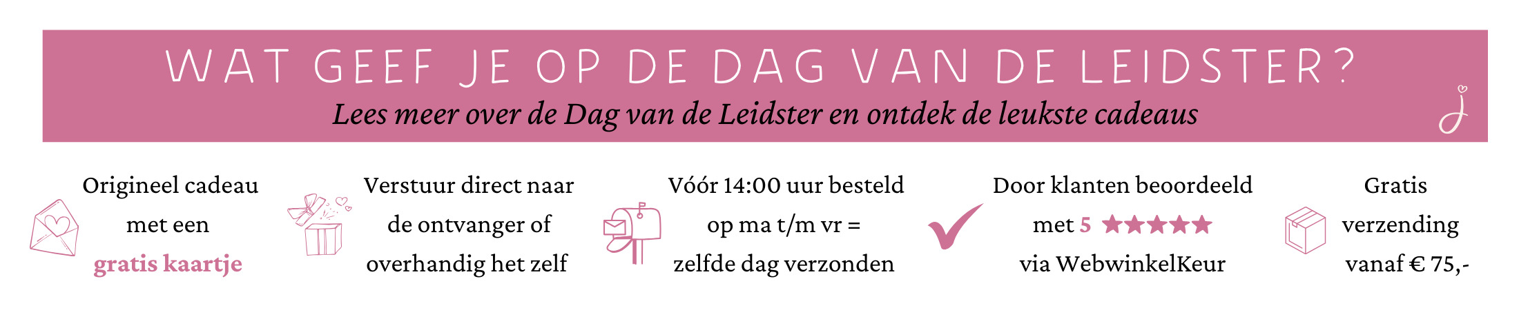 Wat geef je op de dag van de leidster cadeau?