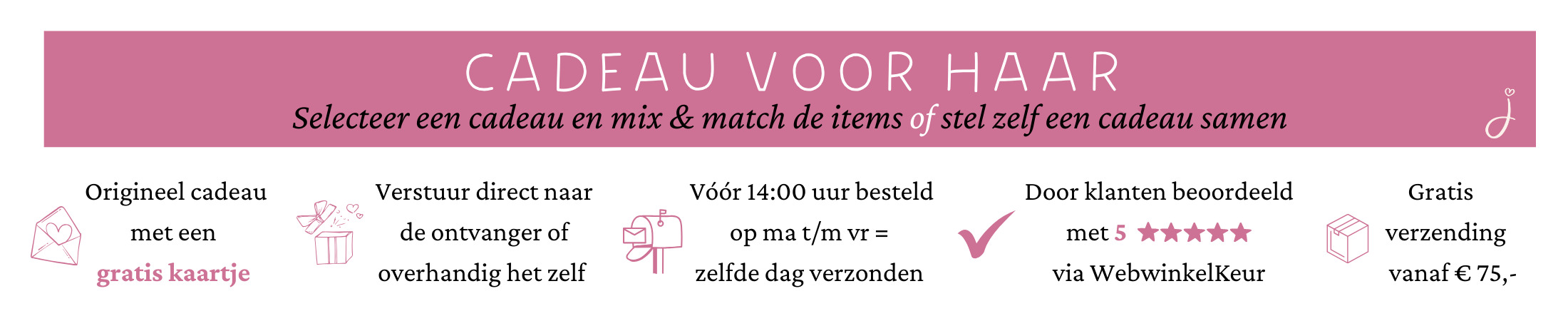 Cadeau voor haar