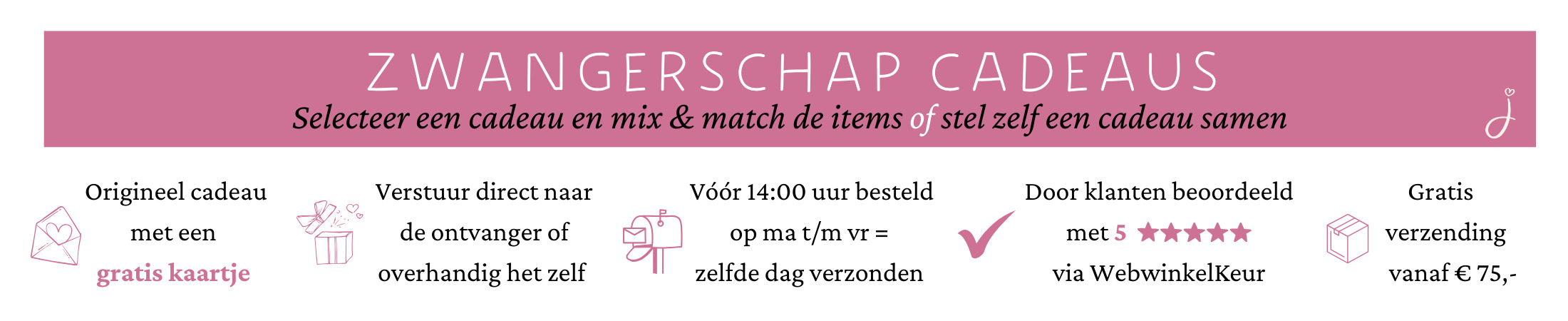 Zwangerschap cadeau versturen