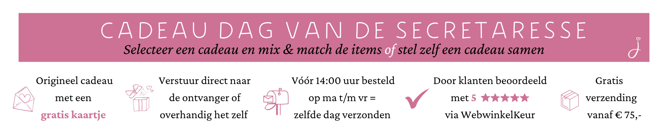 Dag van de secretaresse cadeau