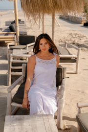 Long Dress Tassel White