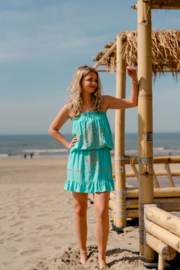 Mini Dress Babbelot Turquoise