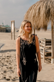 Long Dress Tassel Black