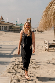 Long Dress Tassel Black