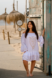 Dress Rample Tunpang White