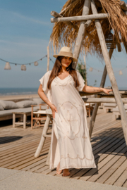Long Kaftan Rantai Sand