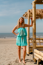 Mini Dress Babbelot Turquoise