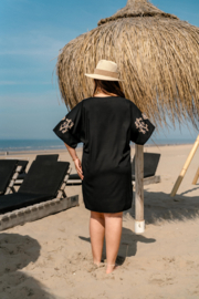 Slip Dress Tangan Black