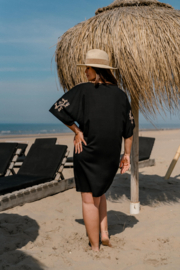 Slip Dress Tangan Black