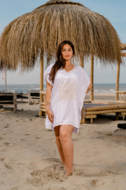Short Kaftan Matahari White