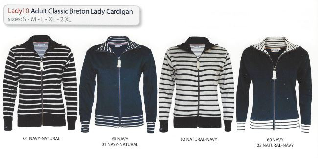 Lady 10: Adult Classic Breton Lady Cardigan