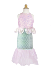 Pink misty mermaid jurkje