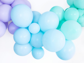 Pastel licht blauw 6 stuks