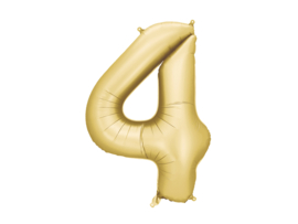 Party Deco goud satin 86 cm ( altijd op voorraad)