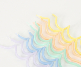 Meri Meri swirly pastel kaarsjes