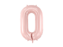 Party Deco roze cijfer 72 cm (altijd op voorraad)