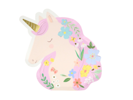 Meri Meri meadow unicorn bordjes
