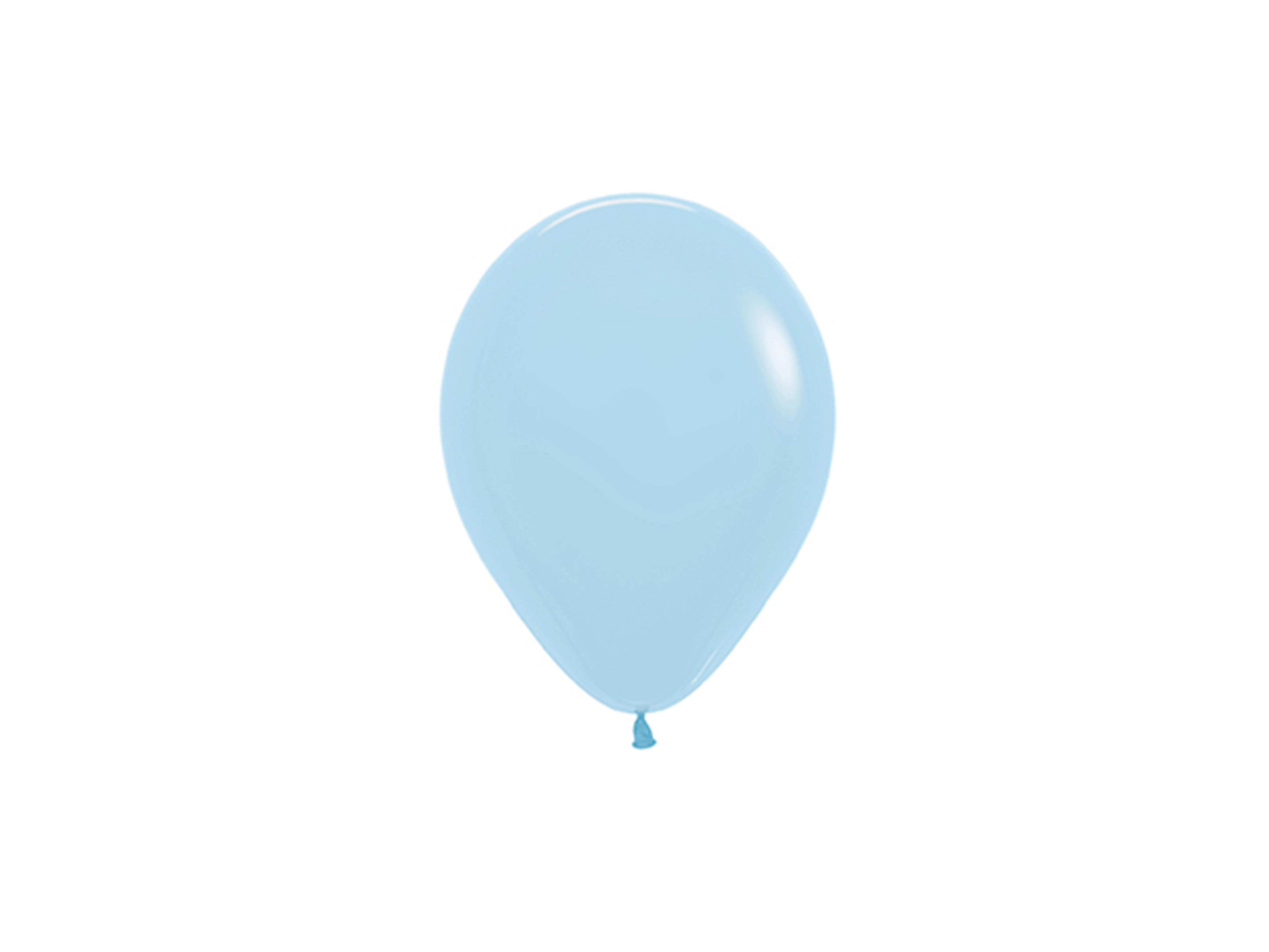 Pastel matte blauw 6 stuks