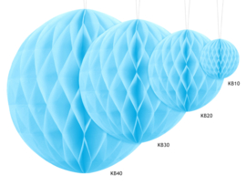 Honeycomb blauw 10 cm