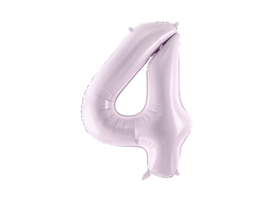 Party Deco lila cijfer 72 cm (altijd op voorraad)