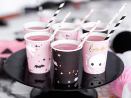 Spooky roze bekertjes