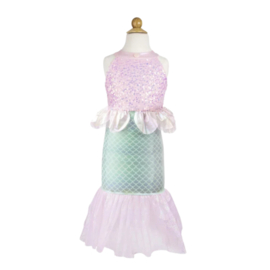 Pink misty mermaid jurkje