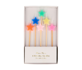 Meri Meri mixed star kaarsjes