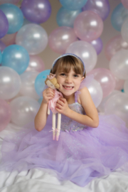 Lila Sequin prinsessen jurkje
