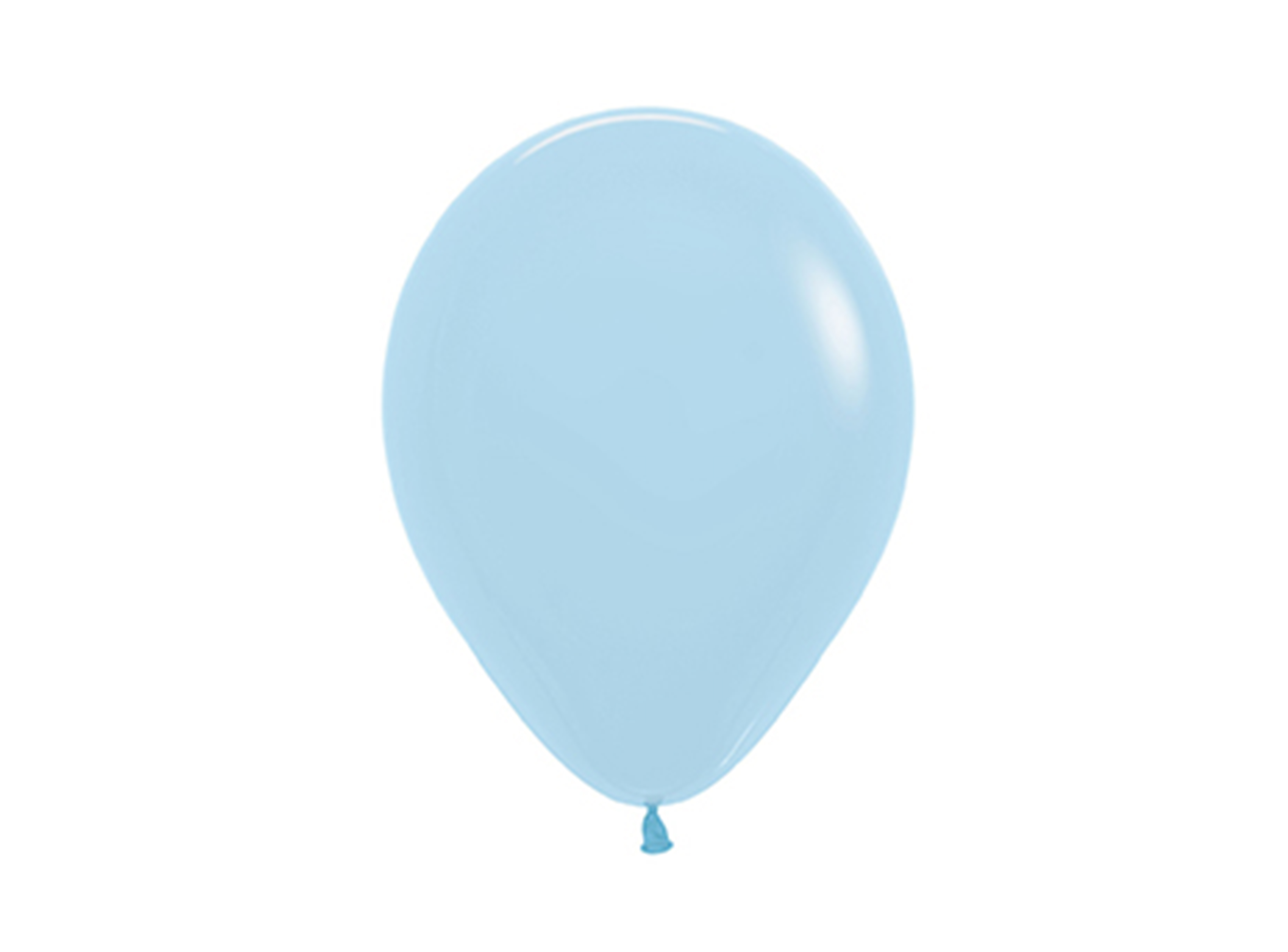 Pastel matte blauwe 6 stuks