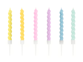 Swirl kaarsjes
