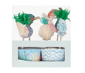 Meri Meri mermaid cupcake kit