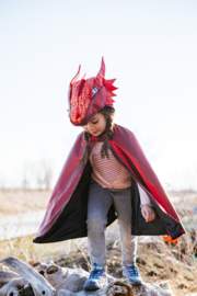Ruby dragon cape