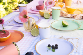 Party Deco Happy colors bordjes