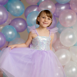 Lila Sequin prinsessen jurkje