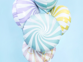 Party Deco Swirl candy light blue