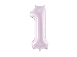 Party Deco lila cijfer 72 cm (altijd op voorraad)