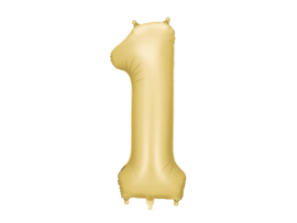 Party Deco goud satin 86 cm ( altijd op voorraad)