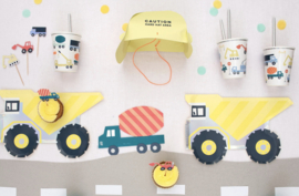 Meri Meri dumper truck bordjes