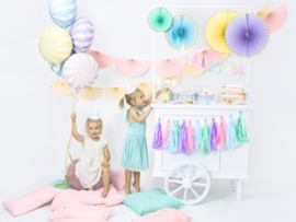 Party Deco Swirl candy light blue