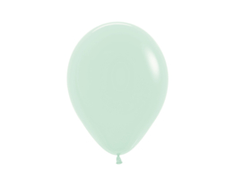 Pastel matte groen 6 stuks