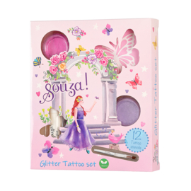 Prinses glitter tattoo set