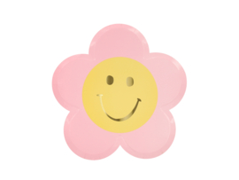 Meri Meri happy icons flower bordjes