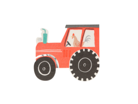 Meri Meri tractor servetten