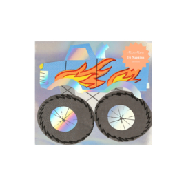 Meri Meri monster truck servetten