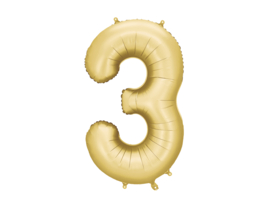 Party Deco goud satin 86 cm ( altijd op voorraad)
