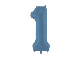 Party Deco navy cijfer 86 cm ( altijd op voorraad)
