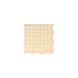 Meri Meri Gingham servetten 20 stuks